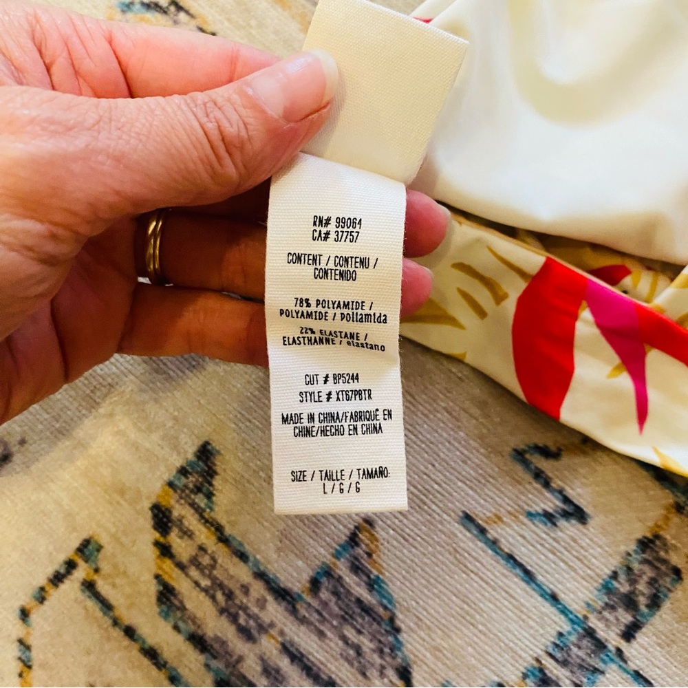 ⭐️ Live Like Summer X Billabong Tropical Bikini Top Size Large - Picture 6 of 6